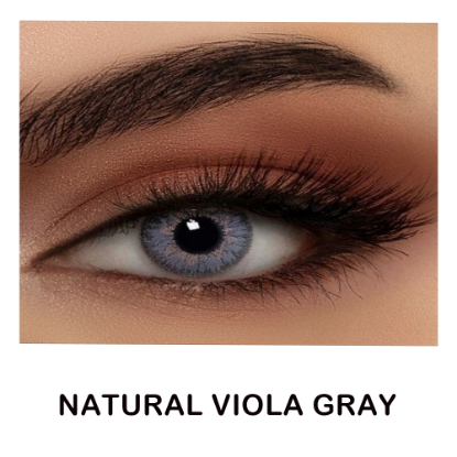 صورة BELLA Color Contact Lenses NATURAL VIOLA GRAY