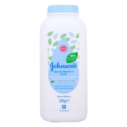 JOHNSON’S® Natural Aloe & Vitamin E Powder 200 g