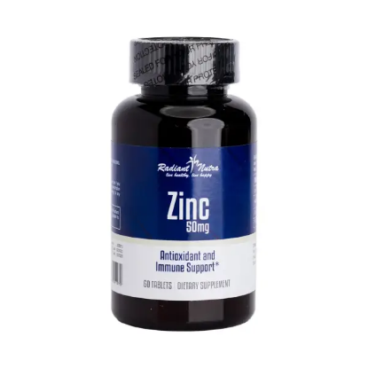 RADIANT NUTRA ZINC 50 MG 60 TABS