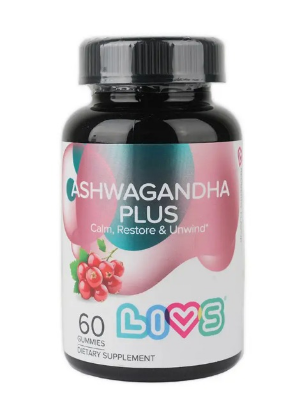 LIVS ASHWAGANDHA PLUS GUMMIES 60’S