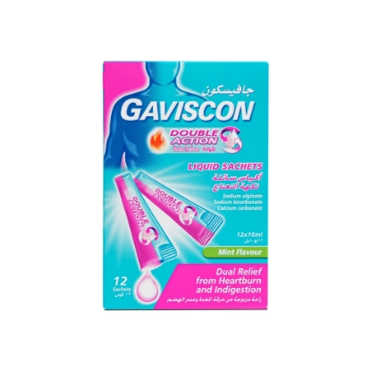GAVISCON DOUBLE ACTION MINT FLAVOUR SACHETS