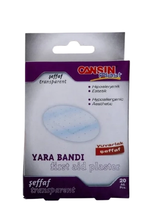 CANSIN PLAST TRANSPARENT FIRST AID PLASTER 20 PCS