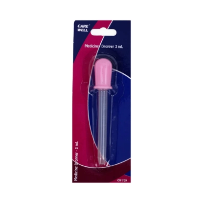 CARE WELL MEDICINE DROPER 3 ML CW 709